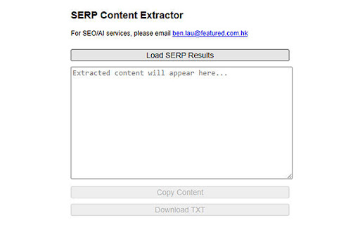 SERP Content Extractor