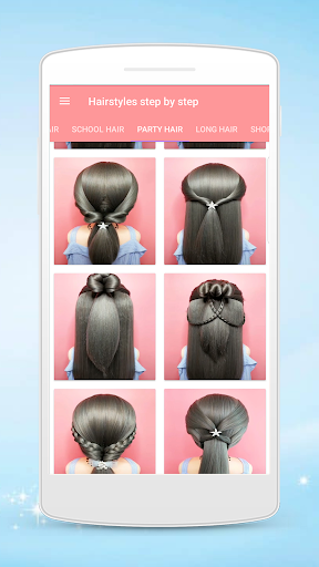 Hairstyles step by step screenshot #5