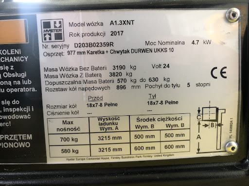 HYSTER A1.3XNT