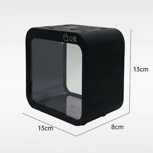 Transparent Acrylic Fish Tank Desktop Mini Plastic Bettas Cylinder Bricks Goldfish Bowl Isolation Box Aquarium Supplies