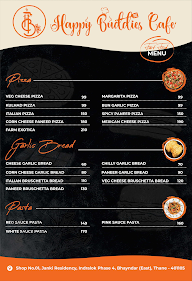 Happy Buddies cafe menu 4