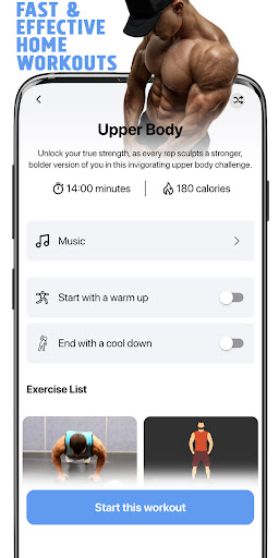 Screenshot Home Workout: Fitness No Tools