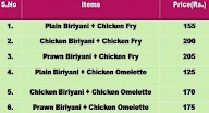 Ar-Rahman's - No Ajino Motto Biriyani menu 2