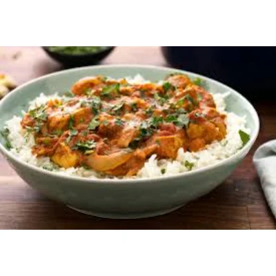 Butter Chicken (1 Pc) + Rice