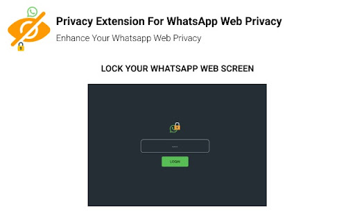 Privacy Extension For WhatsApp Web Privacy Preview 3