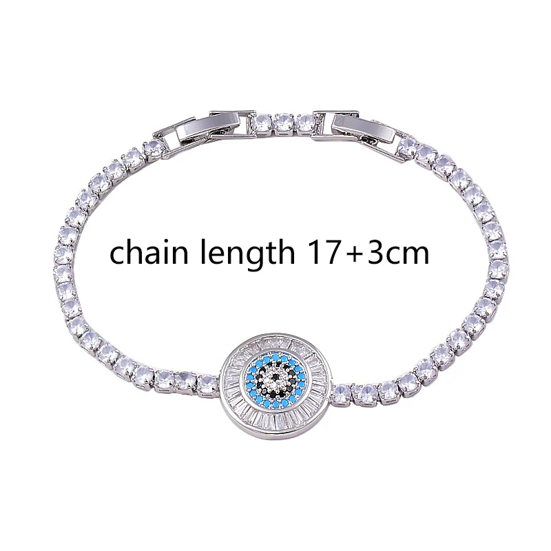 Title 1, Fashion Light Luxury Zirkoon Blauw Oog Armband ...