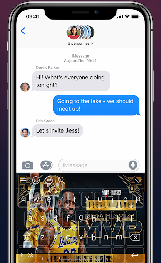 Screenshot LeBron James Keybord Theme NBA