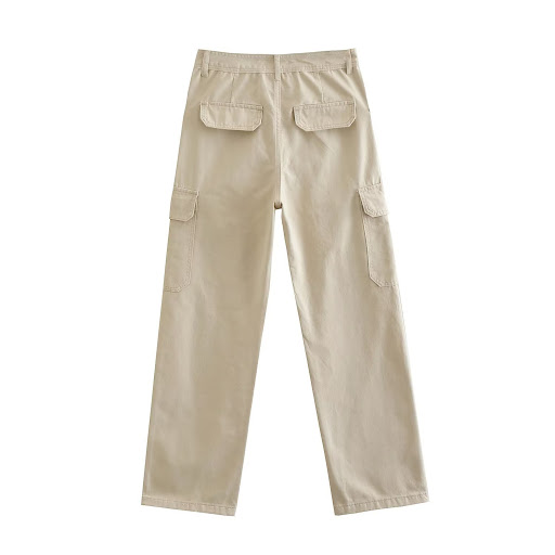 Title 7, Womens Straight Solid Color Pocket Loose Casua...