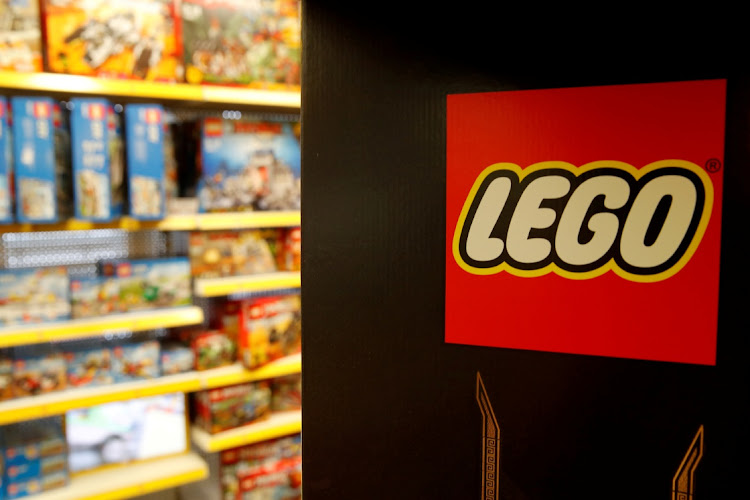 The Lego logo is seen at a toy store in Bonn, Germany. File photo: REUTERS/ WOLFGANG RATTAY