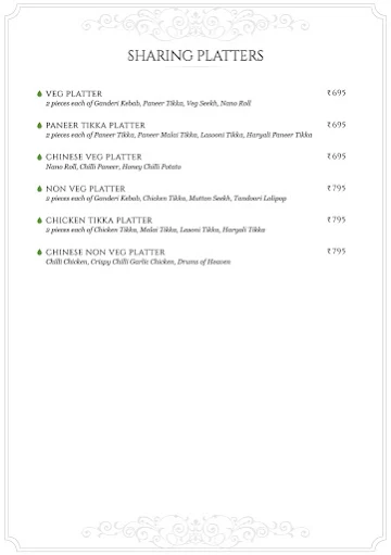 Kalpak Air Bar And Kitchen menu 