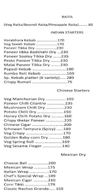 Sai Krupa Multi-Cuisine Restaurant menu 2