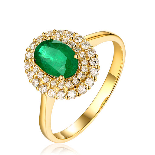 Title 2, Diana Model Plated 18K Yellow Gold Simulation G...