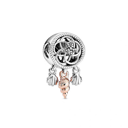 Title 5, PanS White Copper Ocean Dream Catcher bracelet...