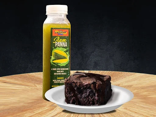 Brownie + Aam Panna