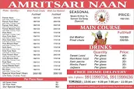 Amritsari Naan menu 1