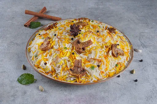 Lucknowi Mushroom Biryani - Serves-1