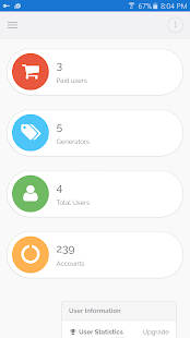Account Generator - náhled