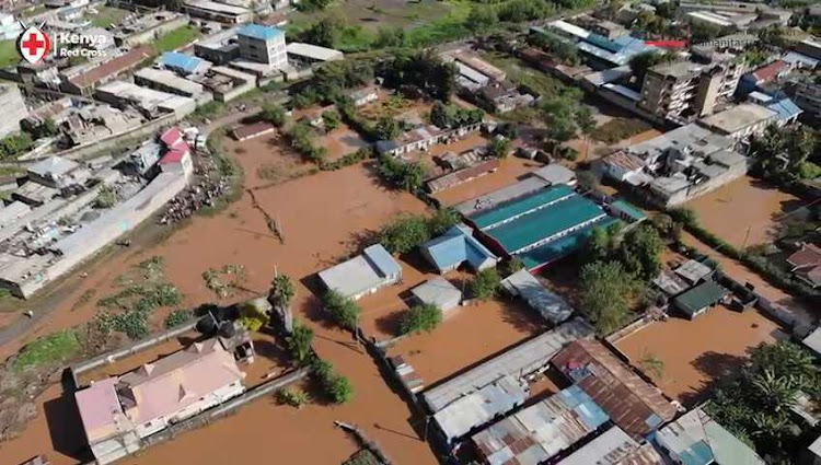 An aerial view of Graceland area of Athi River