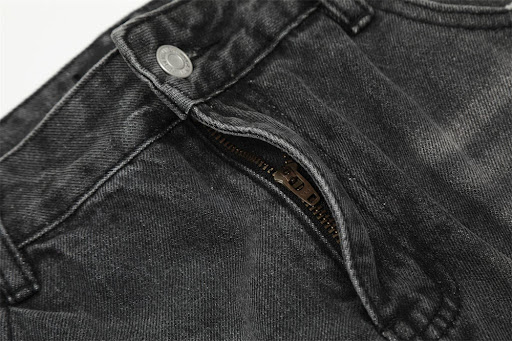Title 9, Mens Punk Style Ripped Denim Jeans Old Fashion...