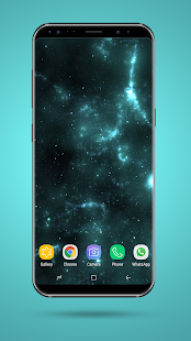 Blue Space Nebula HD - náhled