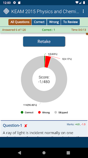 KEAM Previous Papers Free Practice