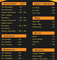 VKS Restaurant menu 2