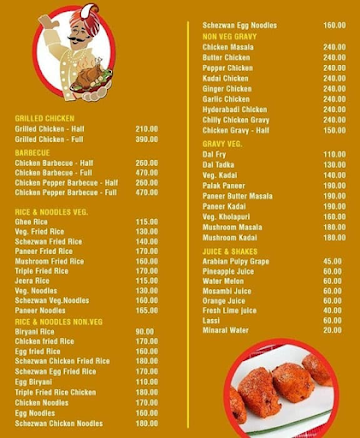 New Kabab Zone menu 