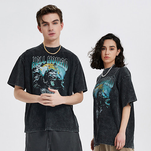 Title 9, Mens Loose Short Sleeve Wash Vintage Shirt Com...