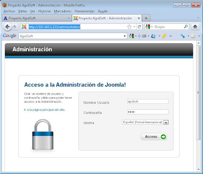 Administrar Joomla! 1.6.3, añadir artículos, noticias, usuarios, configuración global 