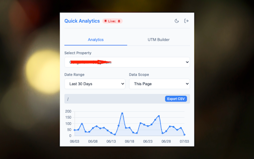 Quick Analytics screenshot 1