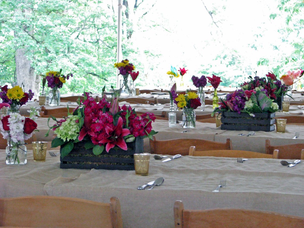 purple and green indian wedding backdrops