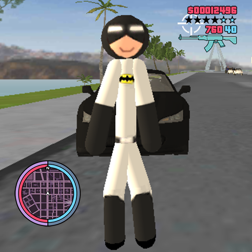 App Insights: Dark Knight Bat Stickman Rope Hero Gangstar Crime | Apptopia