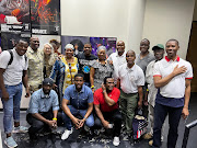 Ladysmith Black Mambazo with fans in the US.