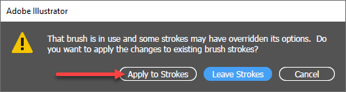 Arrow pointing to Apply to Strokes