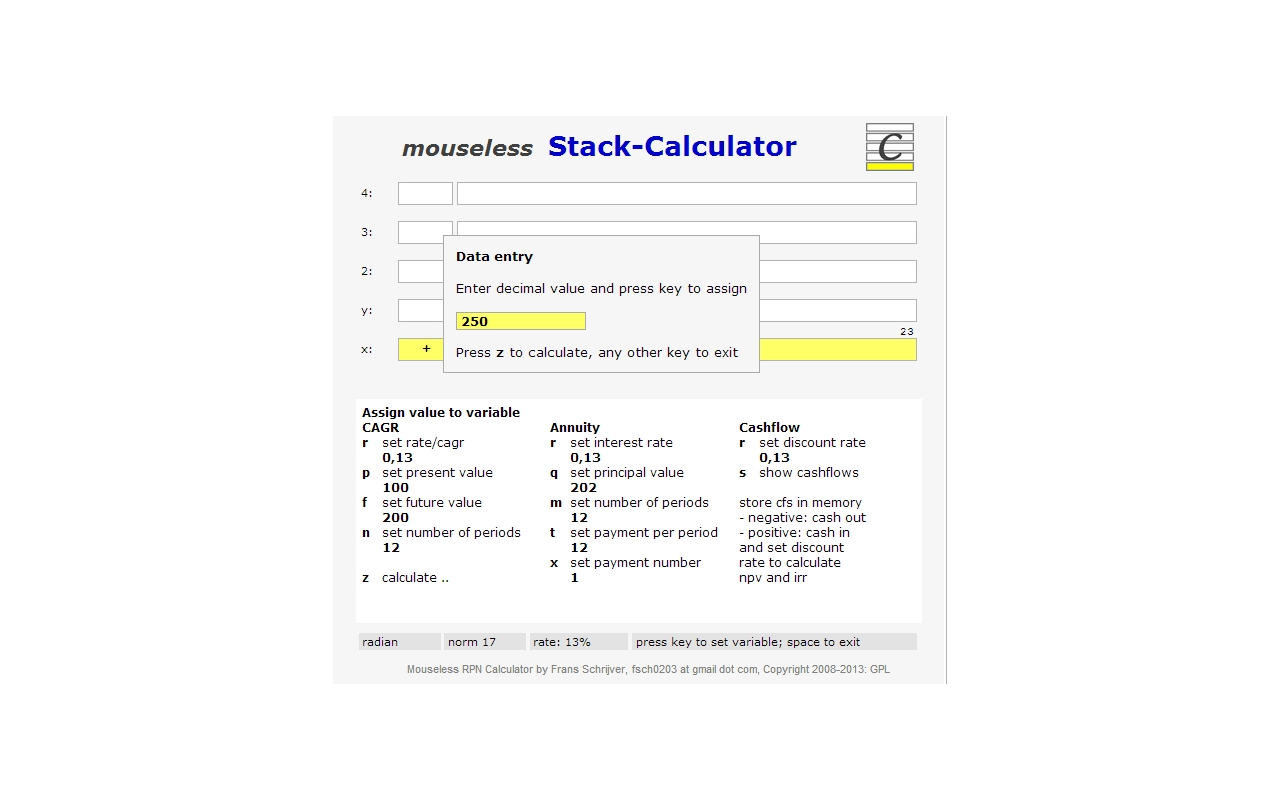 Mouseless Stack-Calculator Ext Preview image 4