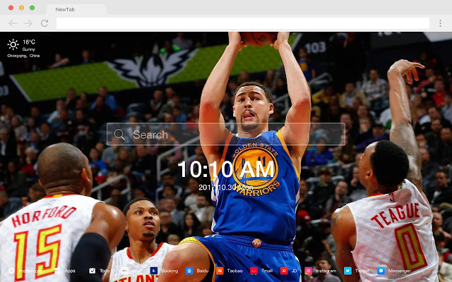 Klay Thompson Pop HD New Tabs Theme