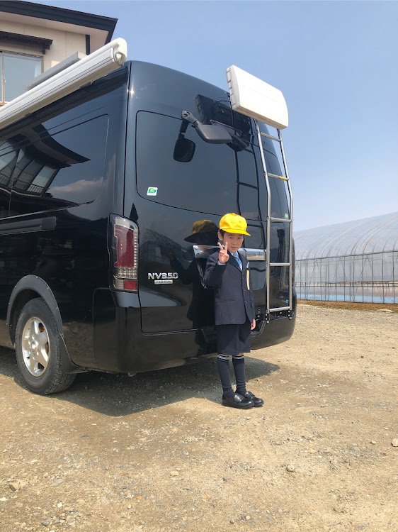 NV350キャラバンのコロナウイルスに負けるな・入学式・入園式に関するカスタム事例の投稿画像2枚目