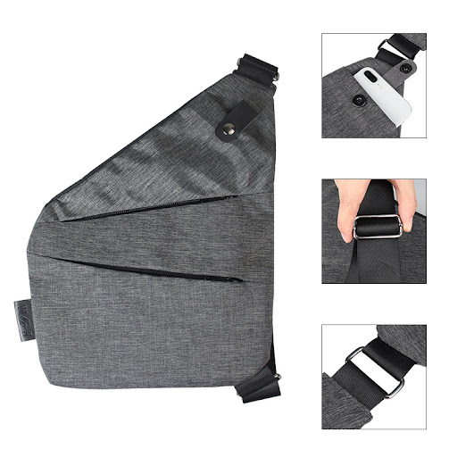 Title 8, New Mens Digital Storage Gun Bag Diagonal Outdo...