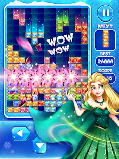 Ice Princess Block Puzzle - náhled