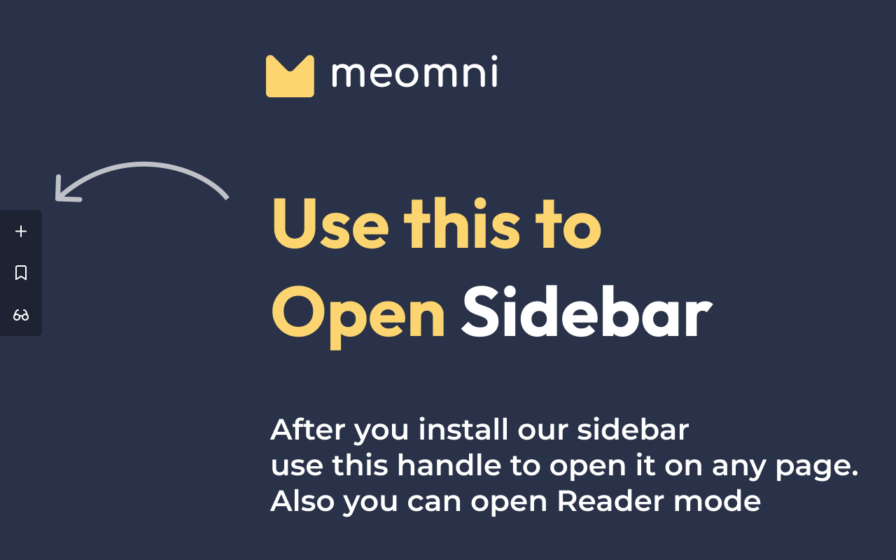 Meomni: Sidebar Bookmarks and Reader Preview image 6
