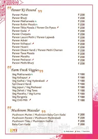 B Bhagat Tarachand menu 4