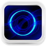 Blue Neon Effect Theme Apk