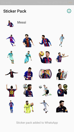 Messi Stickers For WhatsApp