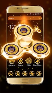 How to download Golden Fidget Spinner Theme lastet apk for laptop