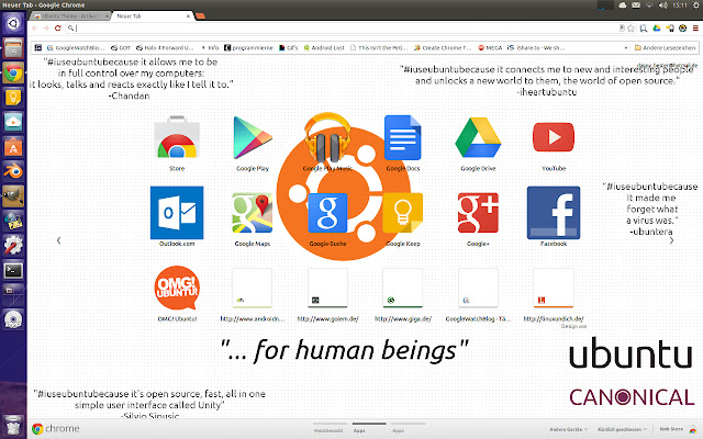 Ubuntu Theme chrome extension