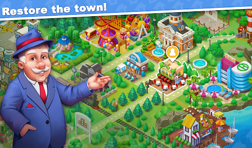 Town Blast: Toon Characters & Puzzle Games