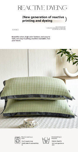 Title 2, Heavy Cotton Pillowcase One-Pair Package Househ...