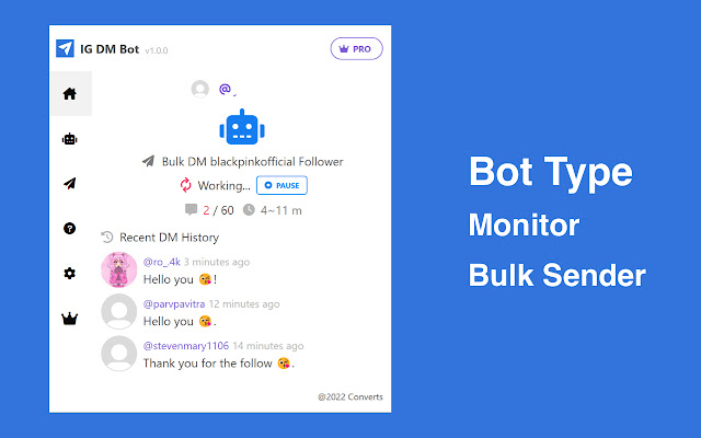 IG DM Bot - DM Automation Bot for IG