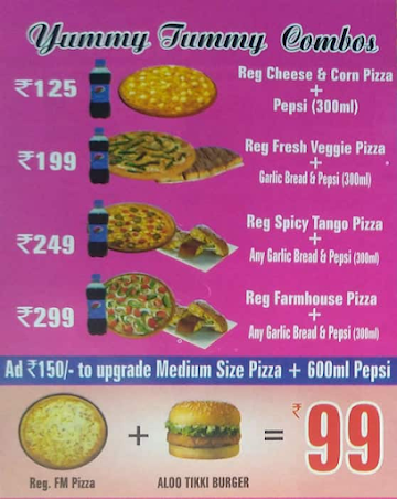 Da Pizza Makers menu 