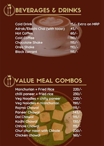 Food Print menu 